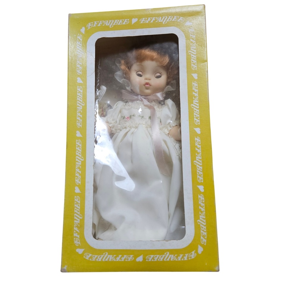 Vintage 80s 90s Effanbee Touch Your Heart 11" Girl Doll Original‎ Box